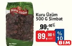 SİMBAT KURU ÜZÜM 500 G SİMBAT KURU ÜZÜM 500 G
